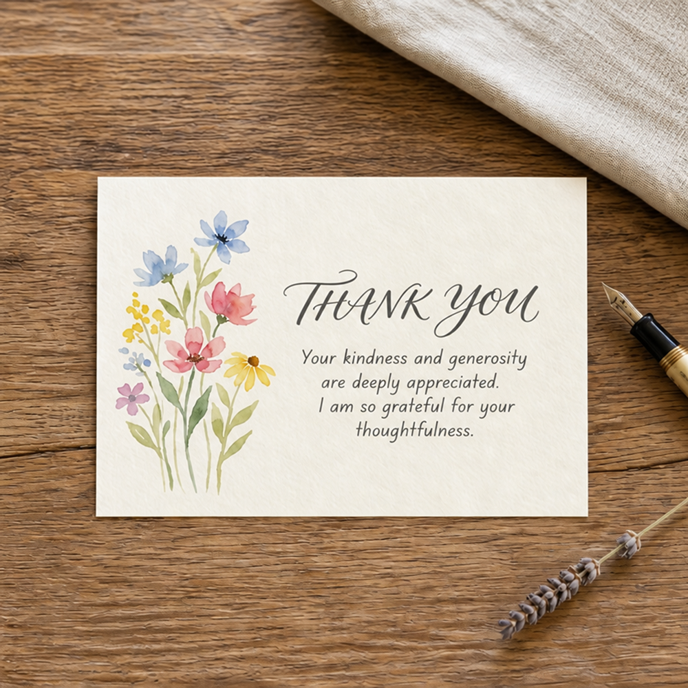 Thank You Card